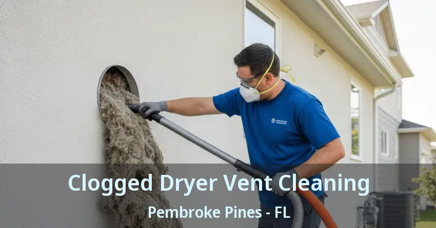 Clogged Dryer Vent Cleaning Pembroke Pines - FL