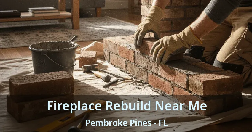 Fireplace Rebuild Near Me Pembroke Pines - FL